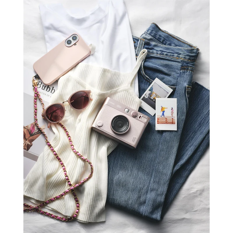 Instax Mini EVO Instant Camera (Gentle Rose)