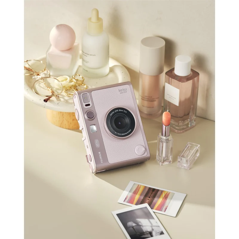 Instax Mini EVO Instant Camera (Gentle Rose)