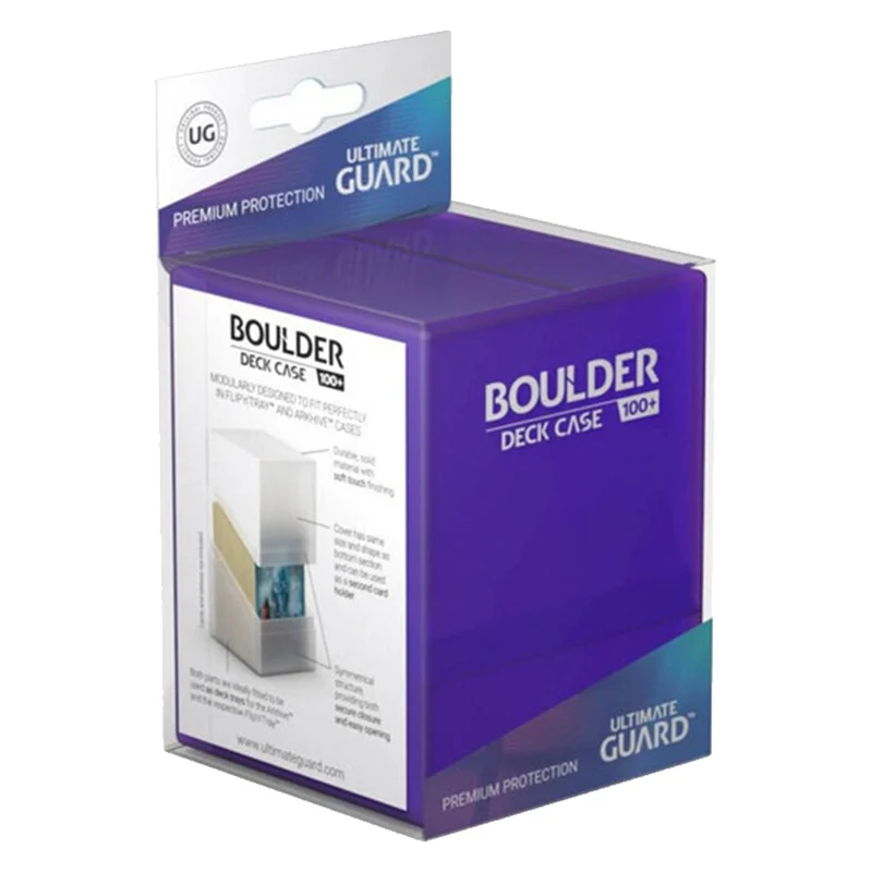 Ultimate Guard Boulder Deck Case 100+ Standard Size Amethyst