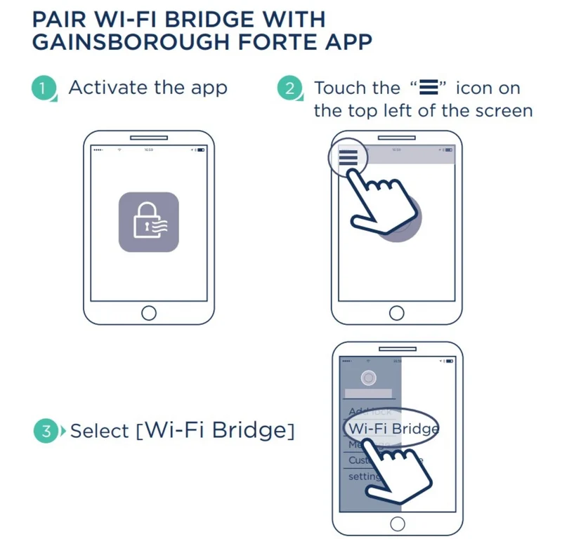 Gainsborough Forte WIFI Bridge (White)
