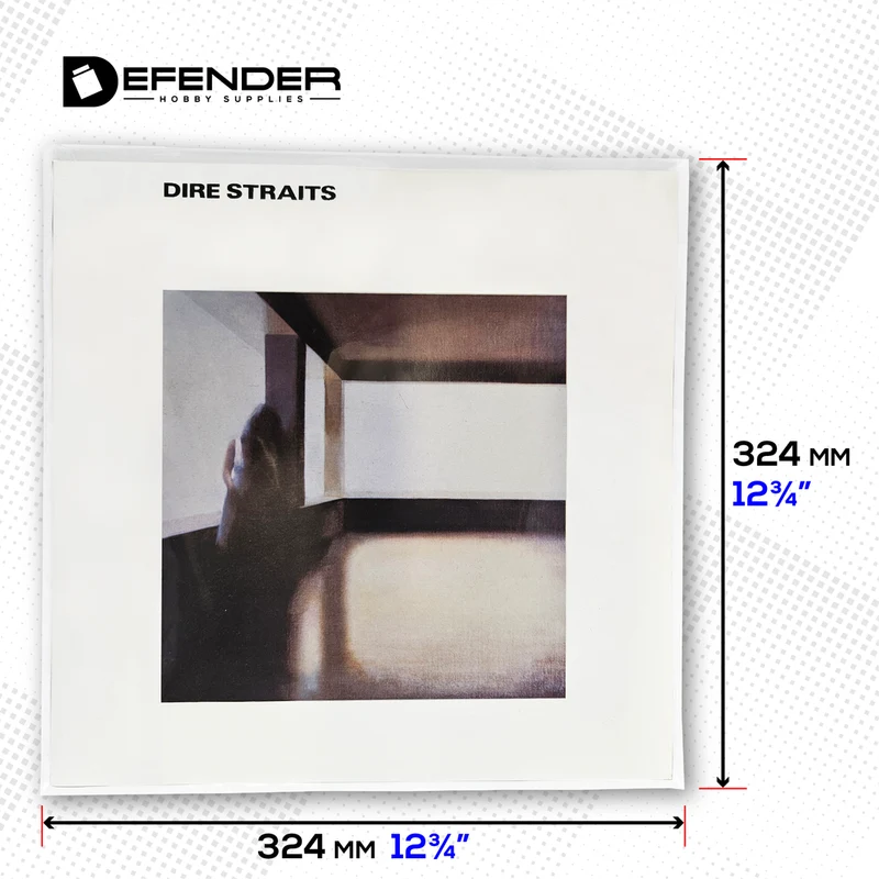 Defender Clear Record Sleeves 12" Vinyl