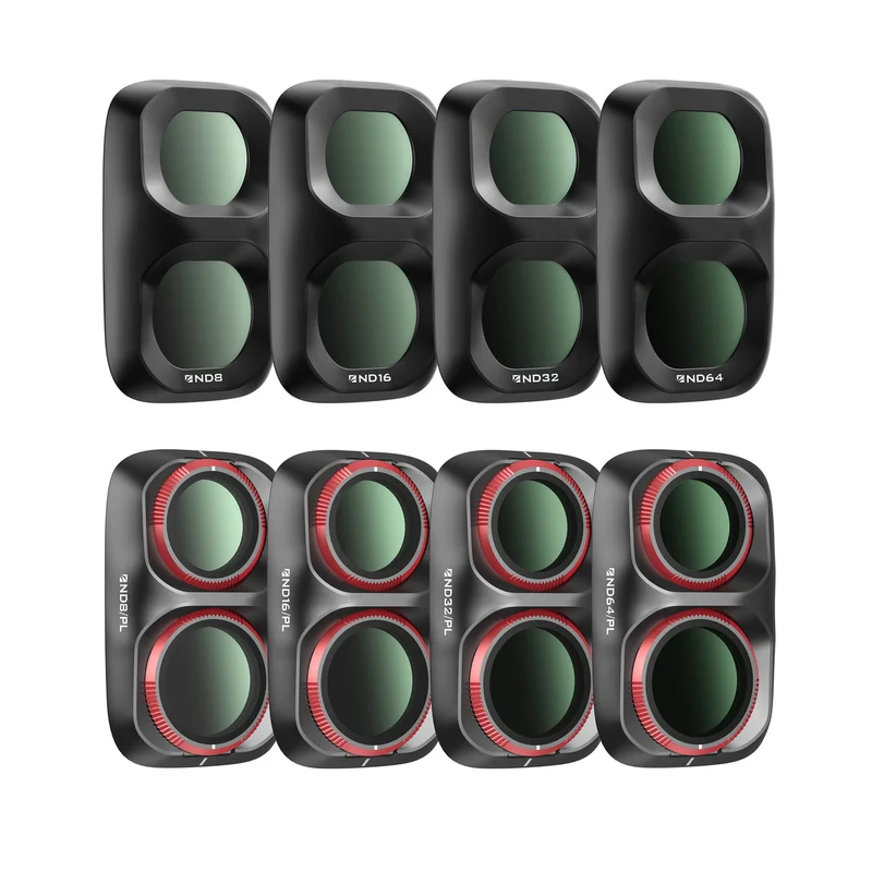 Freewell 8-pack All Day Series Filter Set for DJI Osmo Pocket 4P (Black)