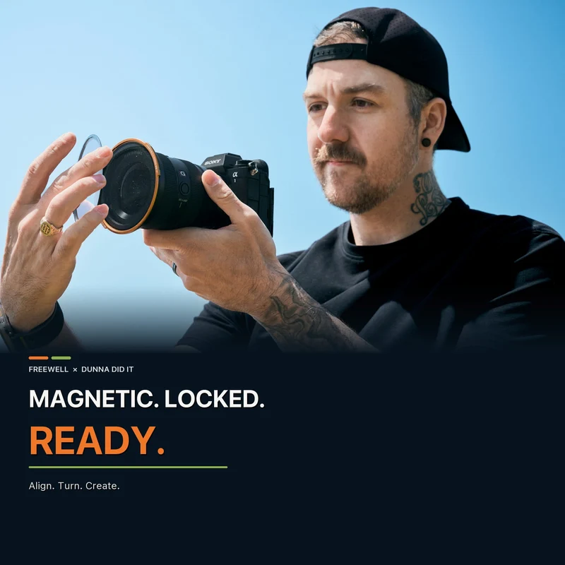 Freewell x Dunna Did It Ultra-Slim Locking Photography Kit (82mm)