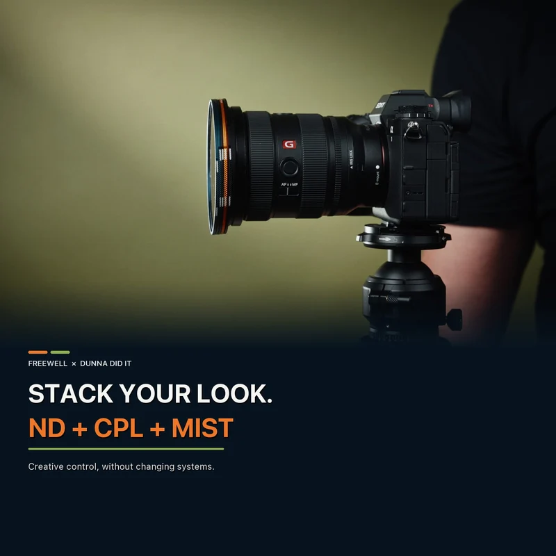 Freewell x Dunna Did It Ultra-Slim Locking Photography Kit (82mm)