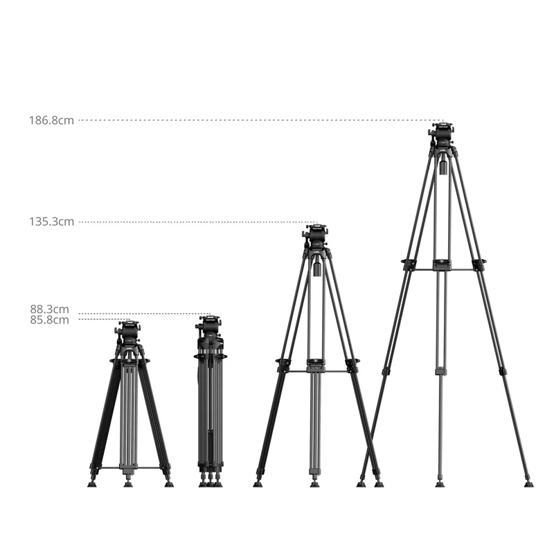 SmallRig FSD14 FreeSpeed Heavy-Duty Aluminum Alloy Tripod 5442