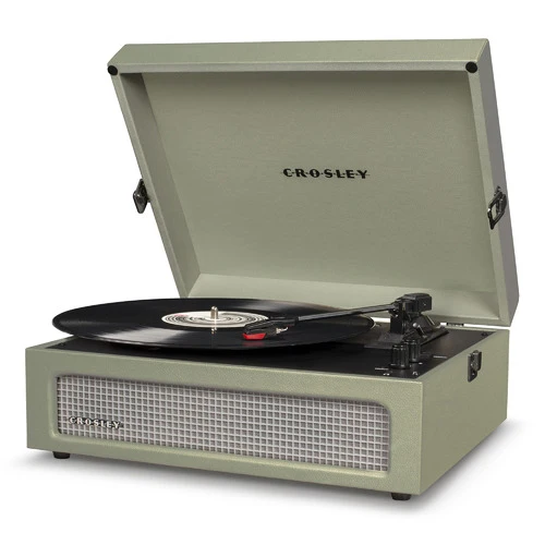 Crosley Voyager Bluetooth Portable Turntable (Sage)