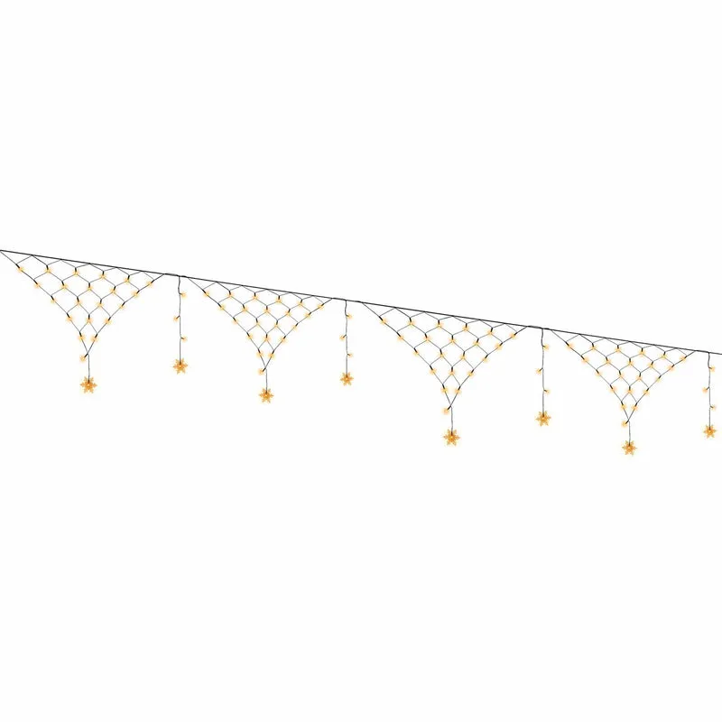 Jingle Jollys Christmas Lights Solar Fairy Lights Warm White Christmas Decorations 4m