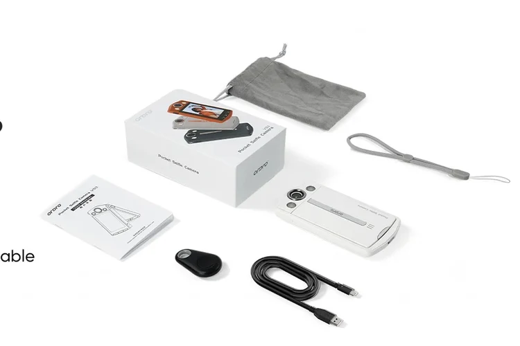 ORDRO VS3 Selfie Digital Camera - White