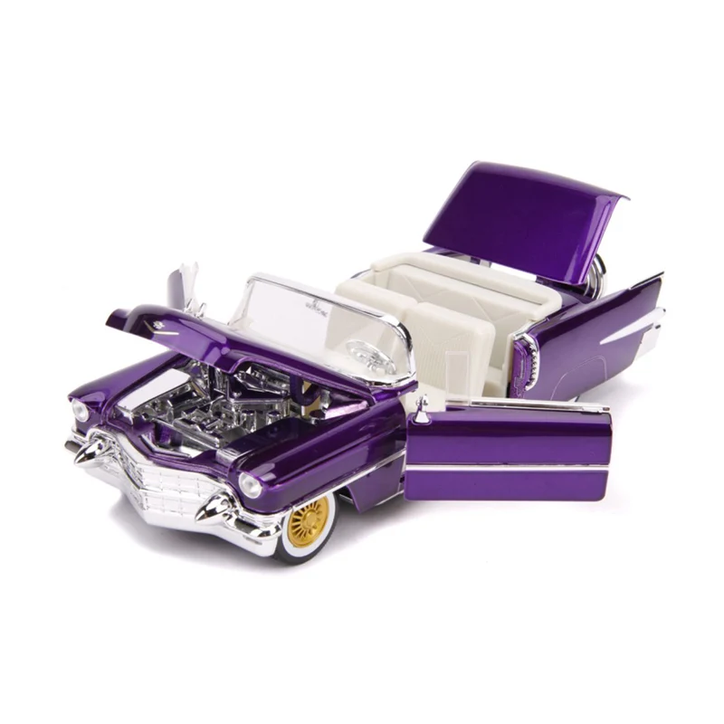 Jada 1:24 Scale Hollywood Ride 1956 Cadillac El Dorado With Figure Diecast Model Car