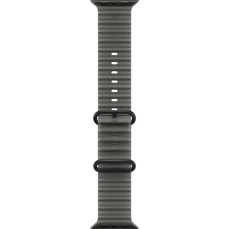 Apple Watch 49mm Translucent [Black] Ocean Band [Black Titanium Finish]
