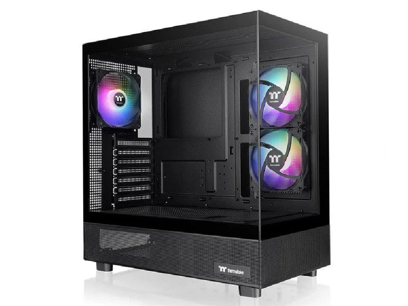 Thermaltake View 270 Plus TG ARGB Mid-Tower Case - Black