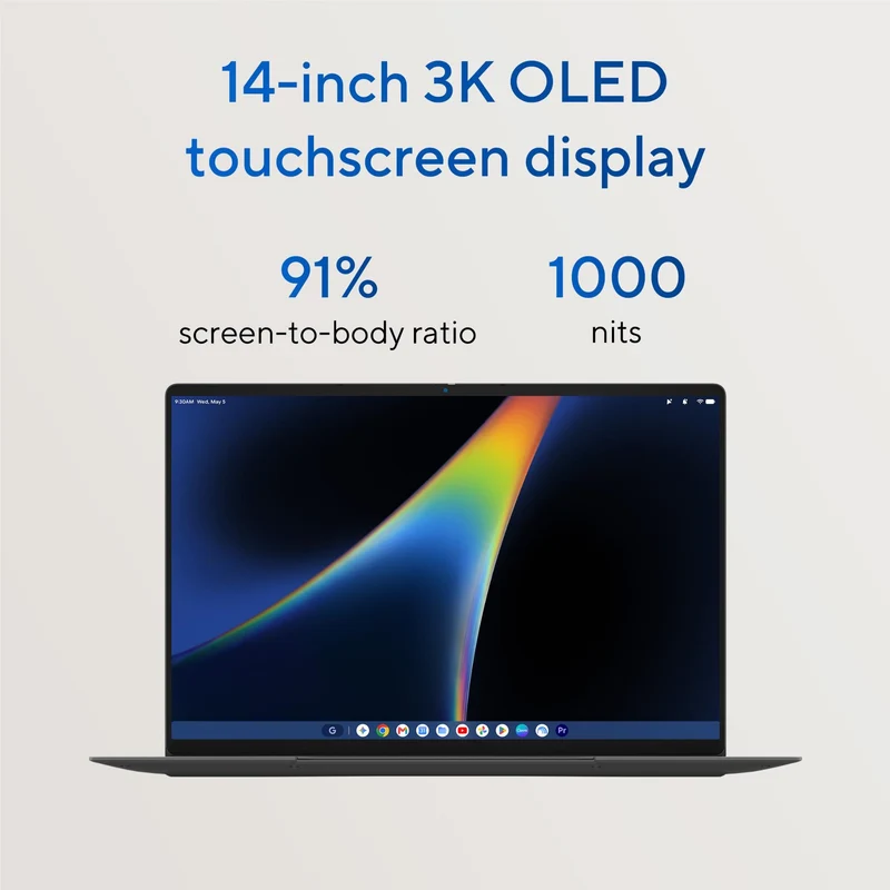 ASUS Googlebook 14" 3K OLED Touch Laptop (Intel Core Ultra 5 - 325)[512GB]
