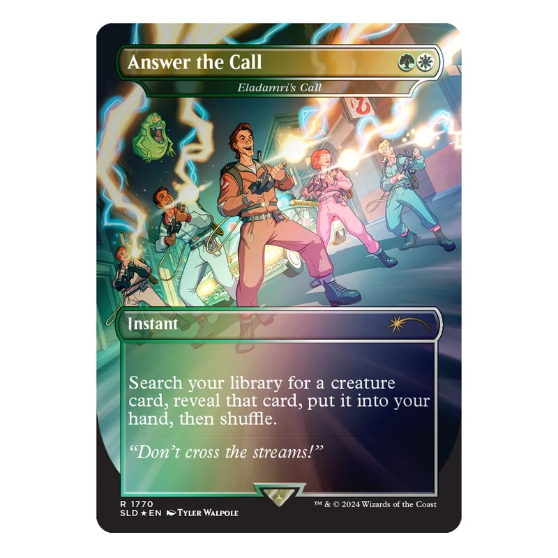 Wizards Of The Coast Magic Secret Lair Camp Totally Safe Drop Ghostbusters: The Real Ghostbusters Foil Edition