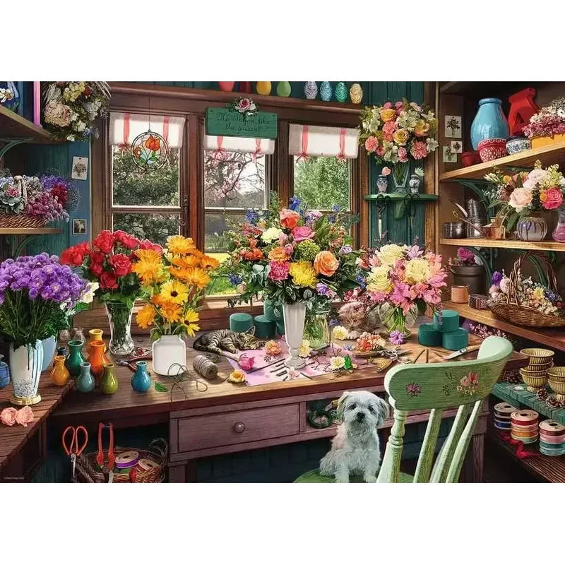 Ravensburger 1000pc My Haven No 13 Flower Arranger Puzzle