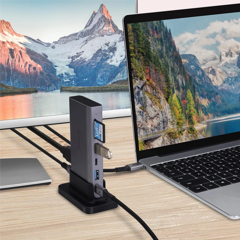 Bonelk Desktop Series 9 in 1 USB-C Multiport Hub (Space Grey)