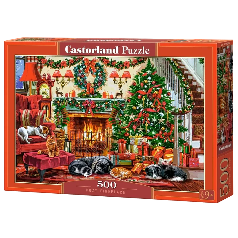 Castorland 500-Pieces Cozy Fireplace Puzzle