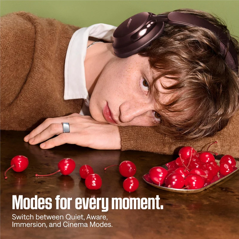 Bose QuietComfort Ultra Noise Cancelling Headphones Gen 2 (Cherry Chocolate)