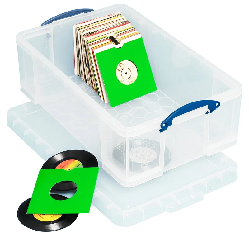 Really Useful Box 50 Litre Clear CD/DVD Storage Box