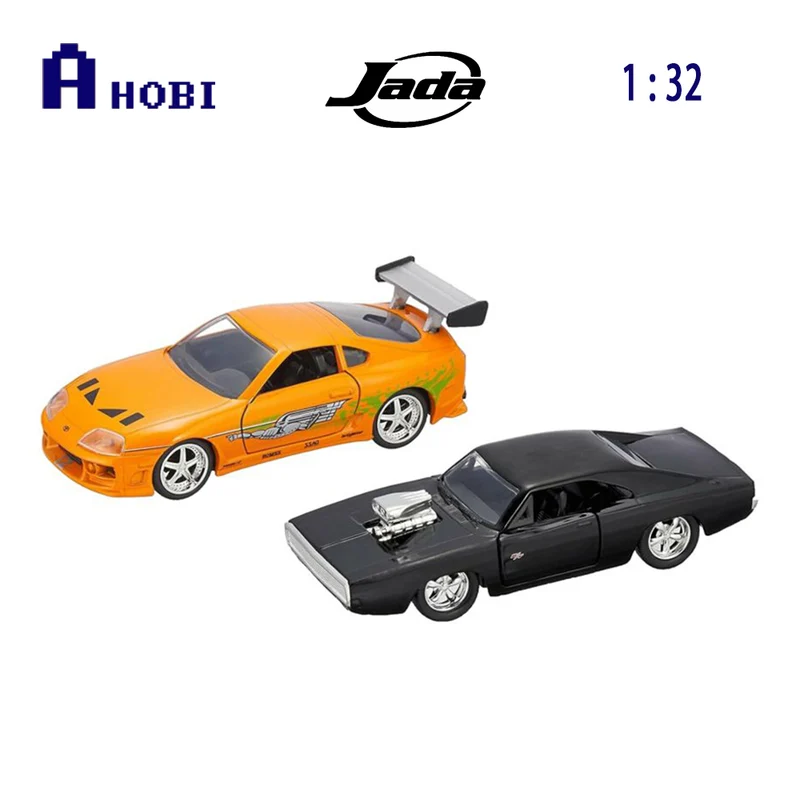 Jada 1:32 Scale Fast & Furious Dodge Charger R/T & Toyota Supra Diecast Model Car