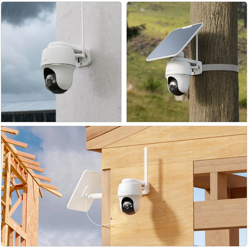 Reolink Go 2K Pan & Tilt Solar 4G Wireless Security Camera
