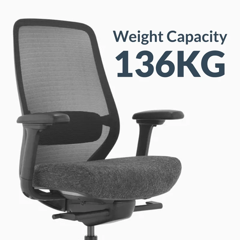 Desky CoilFlex Ergonomic Office Chair - Yellow / Headrest