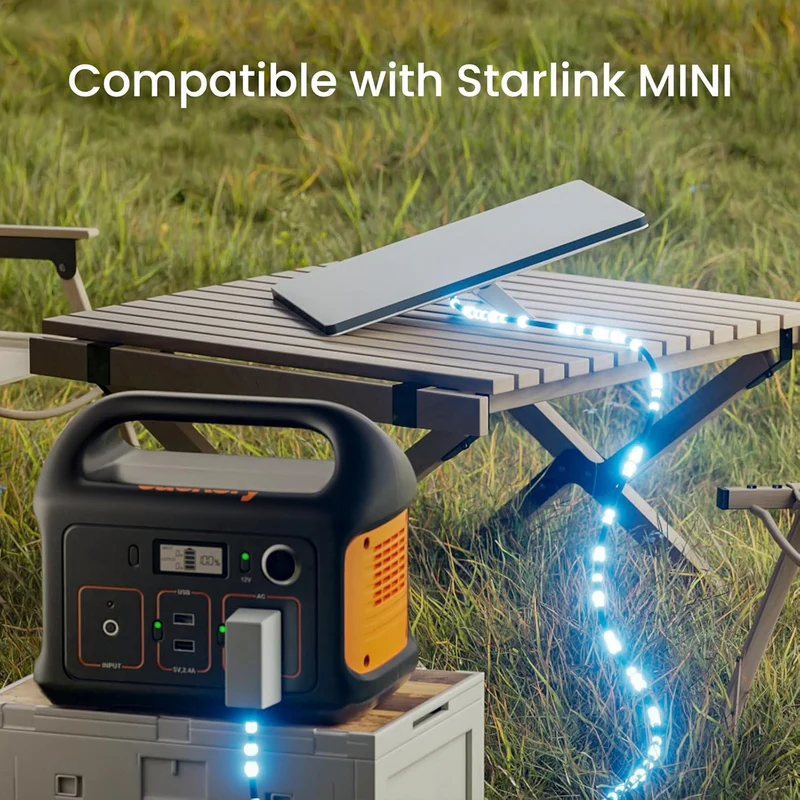 STARGEAR Mini DC Power Cable Starlink Mini Weatherproof Outdoor Gray 10m