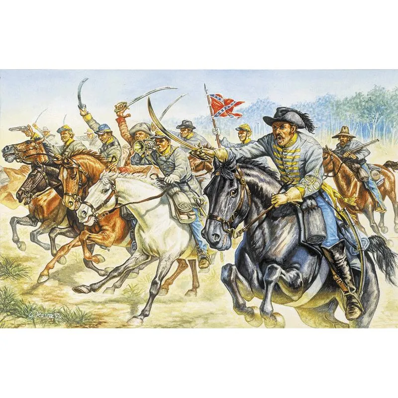 Italeri 1/72 Confederate Cavalry American Civil War
