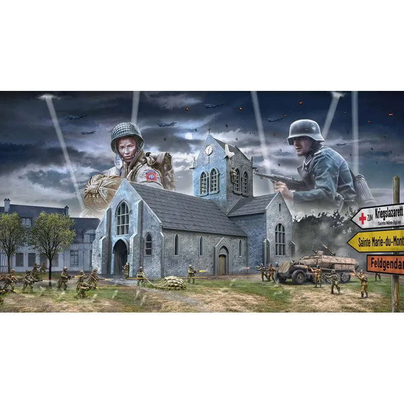 Italeri 1/72 D-Day 80th Anniversary Battle of Normandy Sainte-Mere-Eglise 6 June 1944