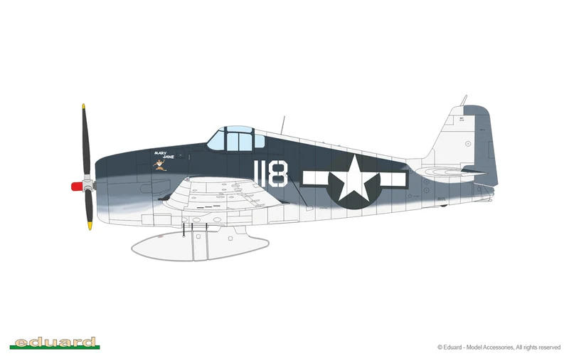Eduard 1/48 Grumman F6F-3 Hellcat