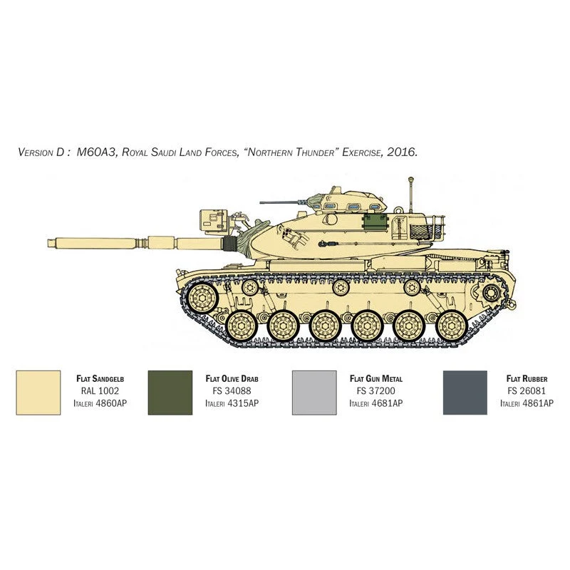 Italeri 1/35 M60A3