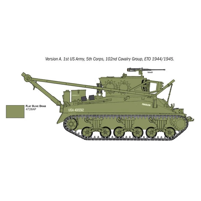 Italeri 1/35 M32B1 Armored Recovery Vehicle with Australian Decals
