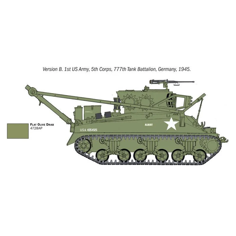 Italeri 1/35 M32B1 Armored Recovery Vehicle with Australian Decals