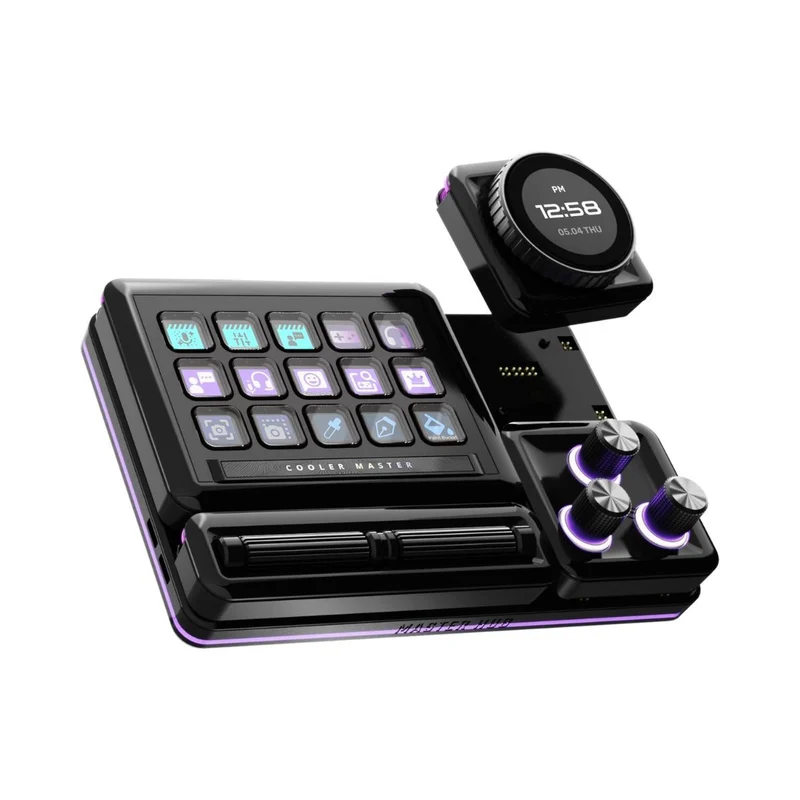 Cooler Master MasterHUB 3x Knob Module with Customisable RGB Lighting