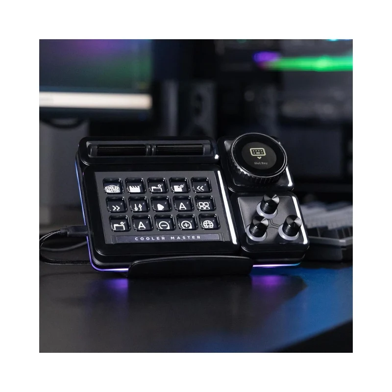 Cooler Master MasterHUB 3x Knob Module with Customisable RGB Lighting