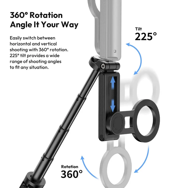Ulanzi JJ03S Magnetic Phone Tripod(Black)