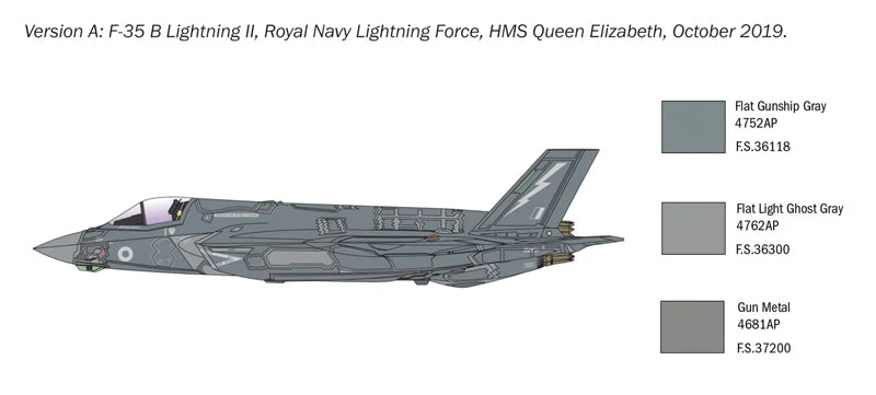 Italeri 1/72 Lockheed Martin F-35 B Lightning II STOVL Version