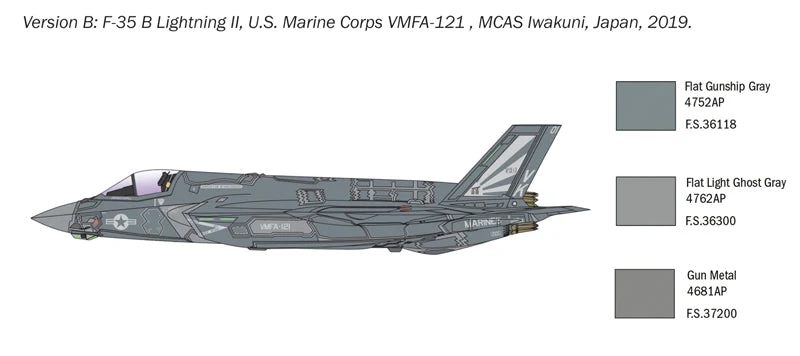 Italeri 1/72 Lockheed Martin F-35 B Lightning II STOVL Version