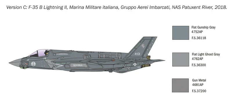 Italeri 1/72 Lockheed Martin F-35 B Lightning II STOVL Version