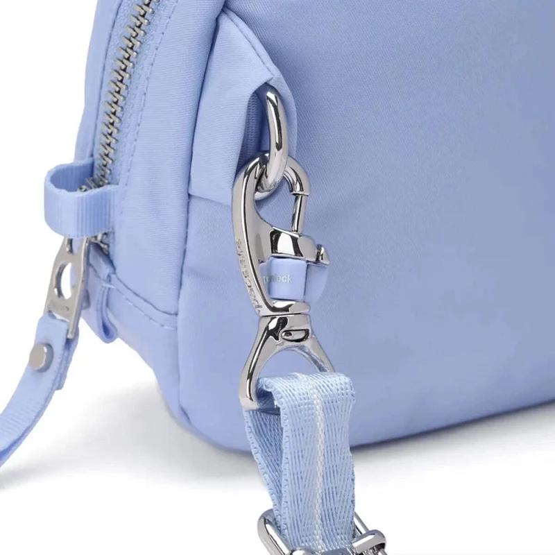 Pacsafe W Anti-Theft RFID Blocking Slashguard Micro Travel Sling Serenity Blue