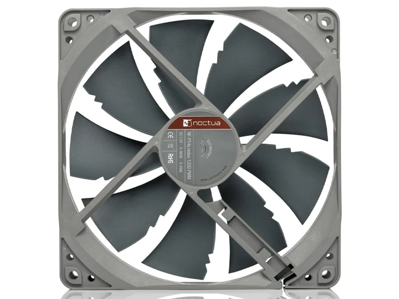 Noctua 140mm Redux Edition Square Frame PWM Fan Max 1200RPM (NF-P14S-REDUX-1200-PWM)