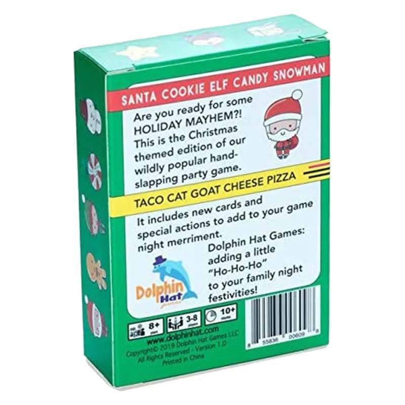 Dolphin Hat Games Santa Cookie Elf Candy Snowman