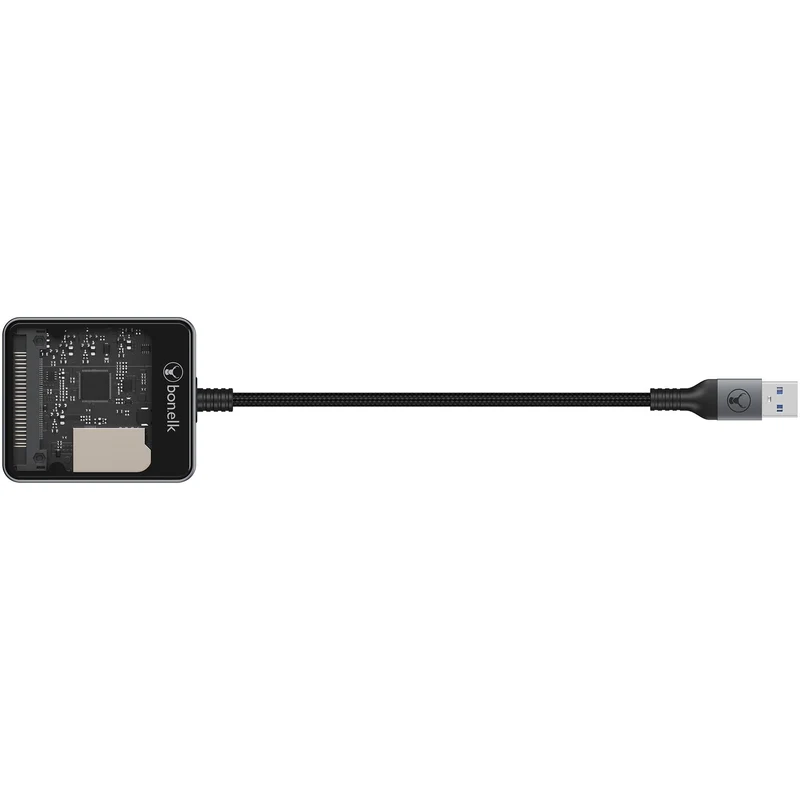 Bonelk Vision Long-Life USB-A to 4in1 Multi Card Adapter (SG/Clear)
