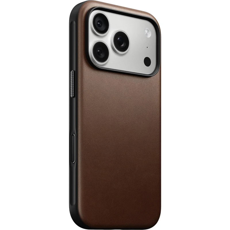 NOMAD Leather Case for iPhone 18 Pro (Brown ECCO)