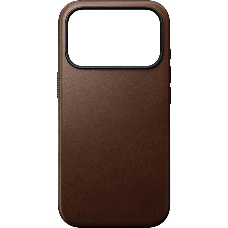 NOMAD Leather Case for iPhone 18 Pro (Brown ECCO)