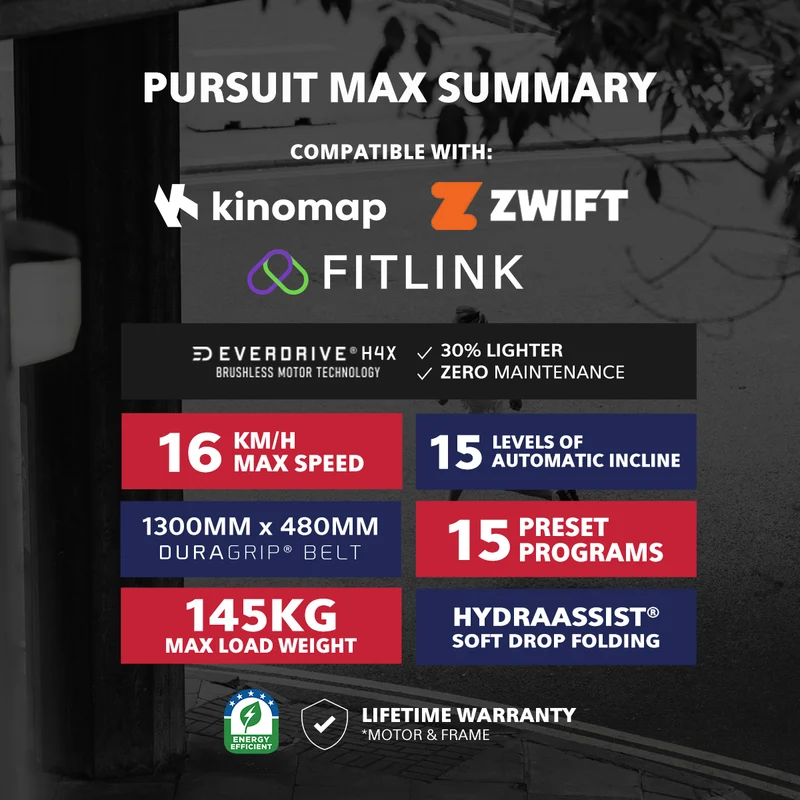 Lifespan Fitness Pursuit MAX Treadmill