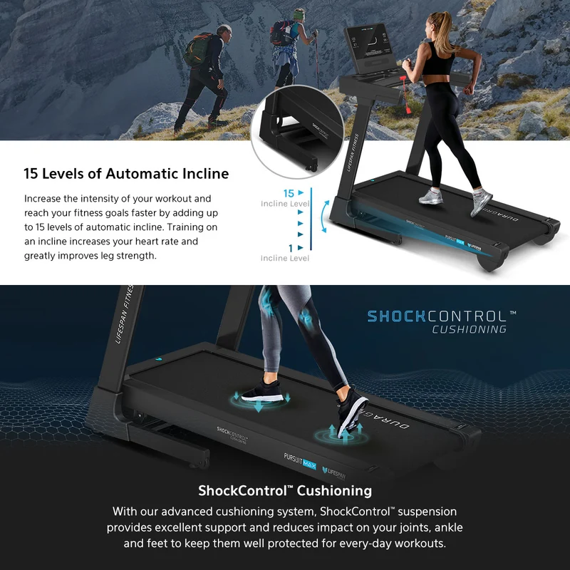 Lifespan Fitness Pursuit MAX Treadmill