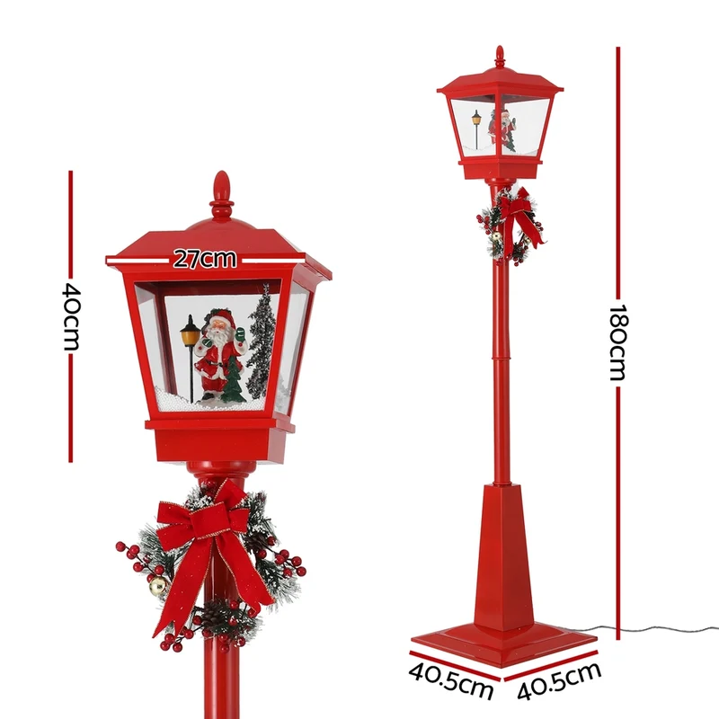 Jingle Jollys 1.8M Christmas Lamp Post Lights LED Outdoor Decorations