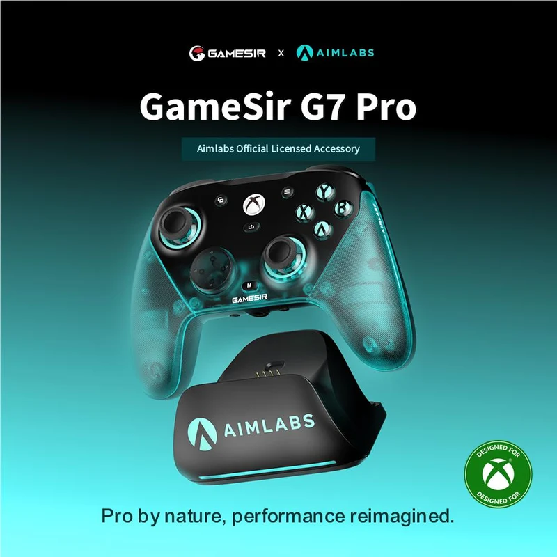 GameSir G7 Pro Aimlabs Edition Wireless Controller for PC & Mobile (Wired for XBOX)