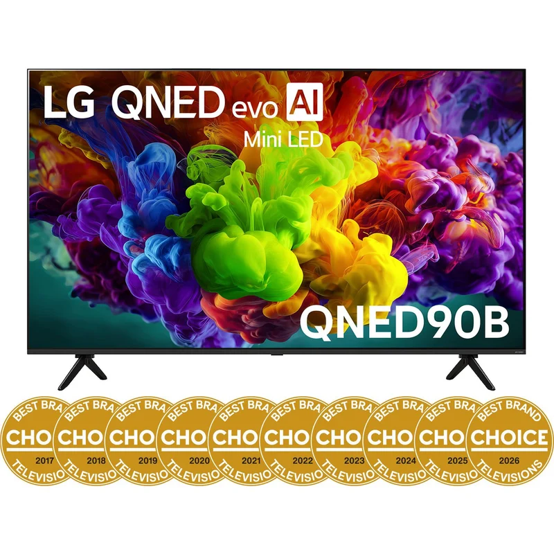 LG 65" QNED90B EVO AI Mini-LED 4K Smart TV [2026]