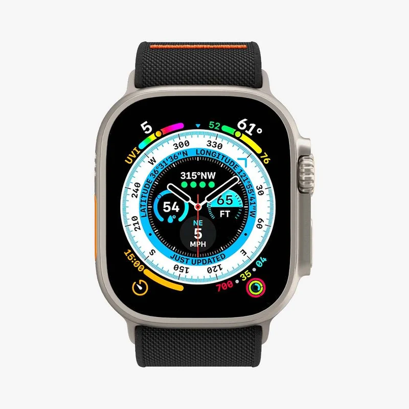 Spigen Apple Watch 49mm 46mm 45mm 44mm 42mm Lite Fit Ultra Band (Black)